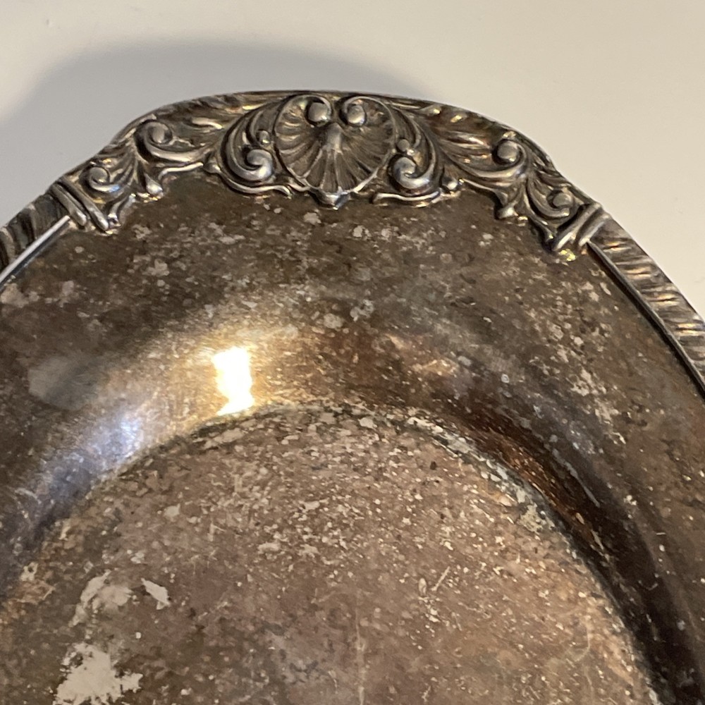 Crescent Silverware Manufacturing Co. Vintage Silver Serving Dish 7158