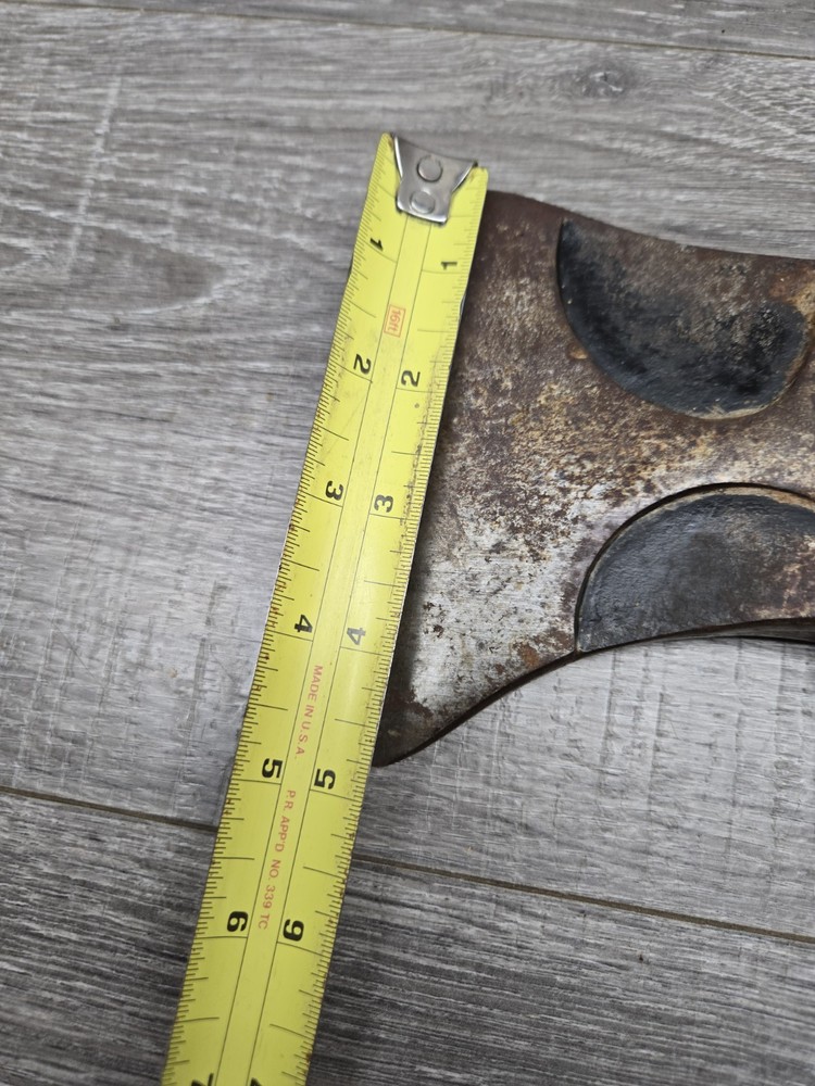 Single Bit Beveled Axe Head 3-1/2 Lb Unmarked