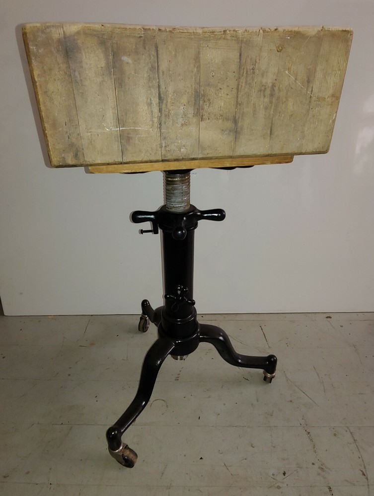 Antique Satellite adjustable typewriter table