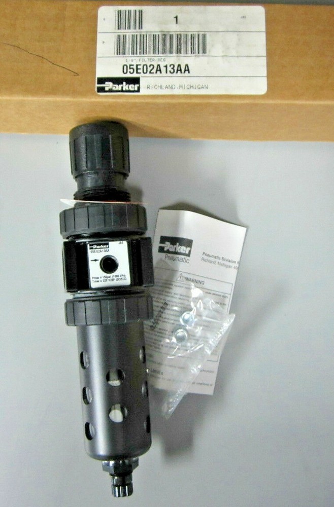 Parker 05E02A13AA 1/8" Pneumatic Filter/ Regulator