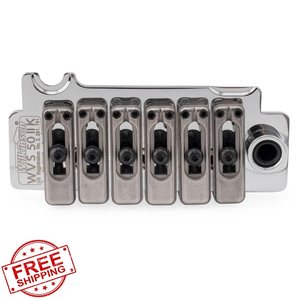 Wilkinson Tremolo Bridge, 52.5mm, Strat, Chrome