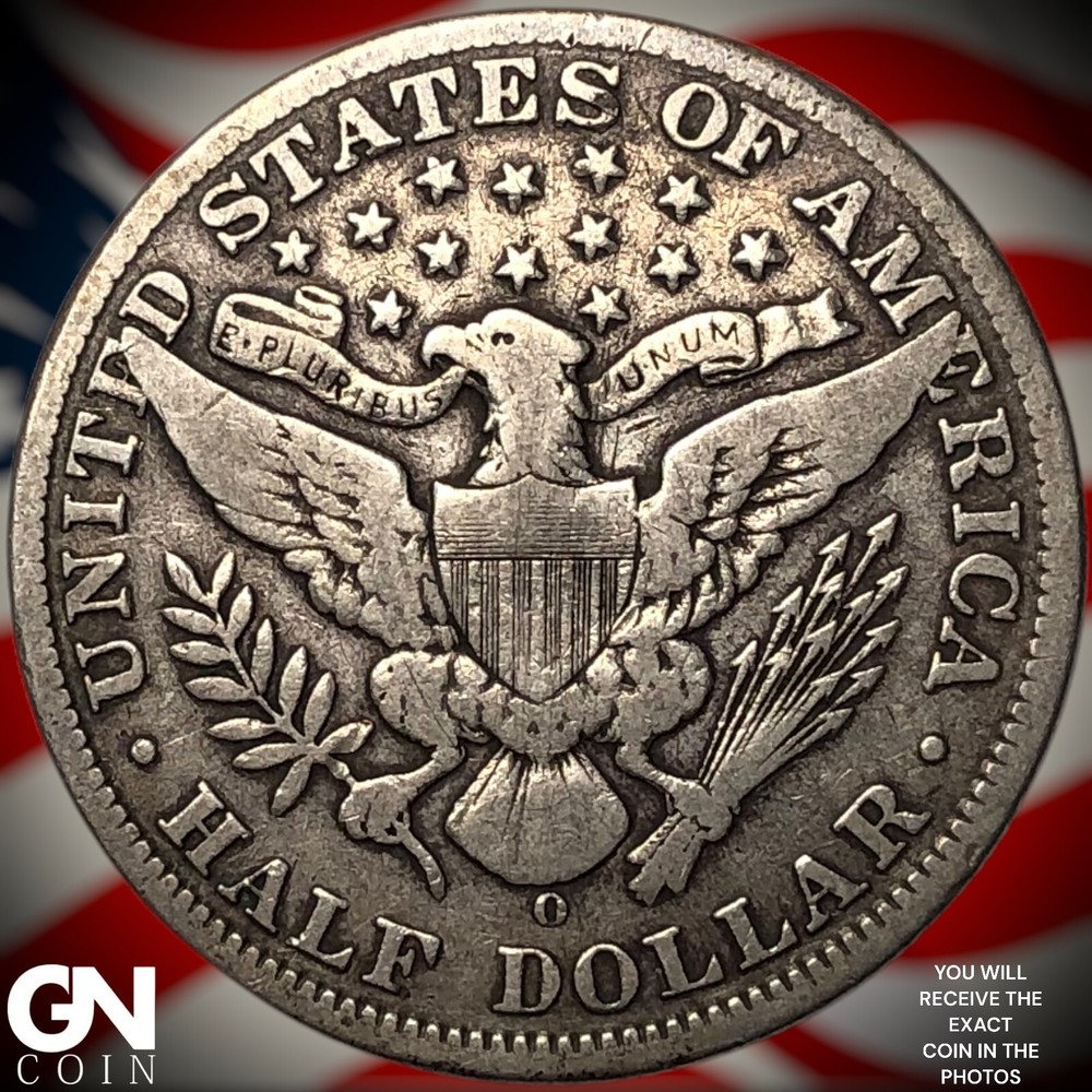 1907 O Barber Half Dollar Y8205