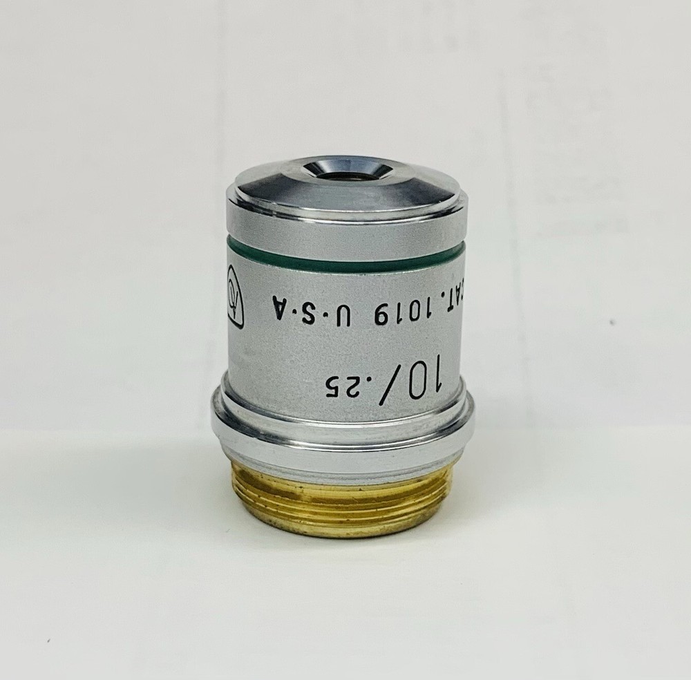 American Optical AO Plan Achro 10X/0.25 Microscope Objective Part # 1019