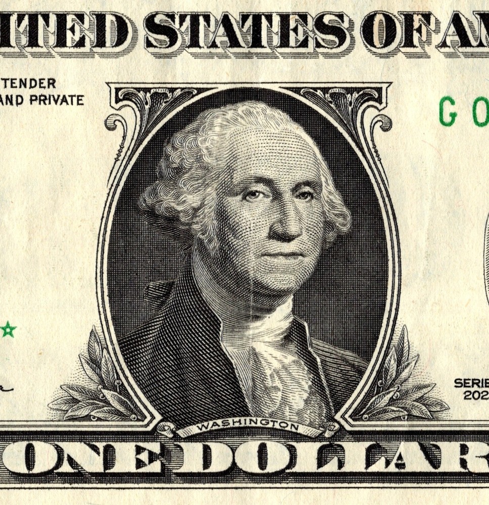 2021 G Star note 1 dollar bill Regular Run