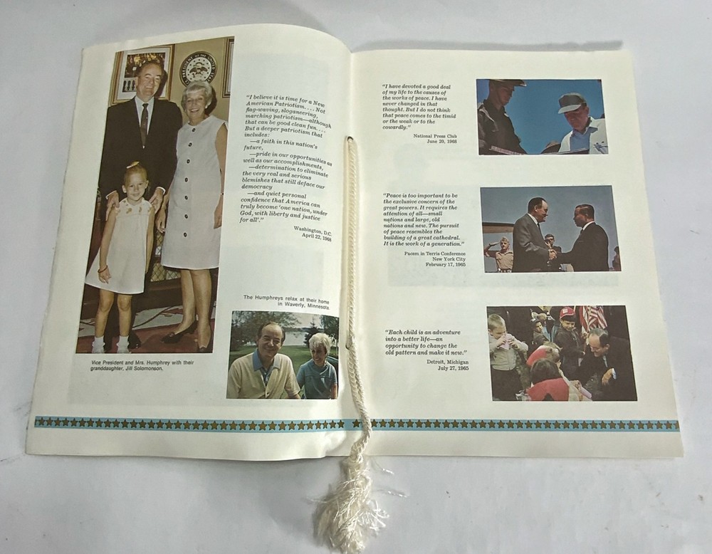 1968 VINTAGE Chicago Democratic convention program & Archive