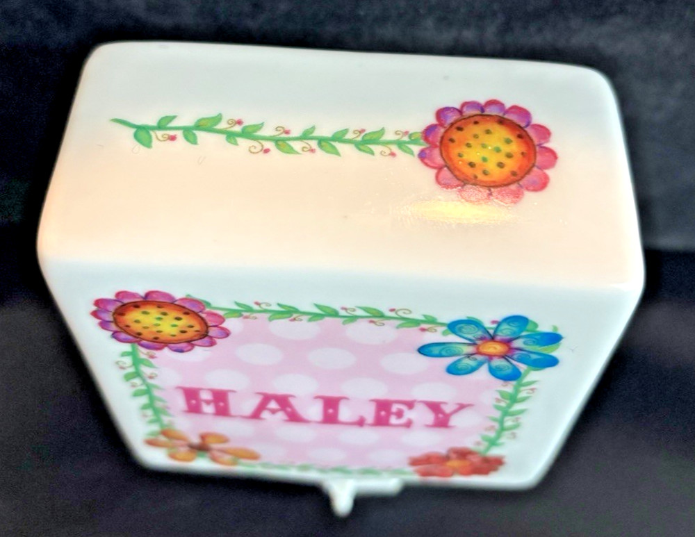"Haley" Light-Up Ceramic Floral Nightlight