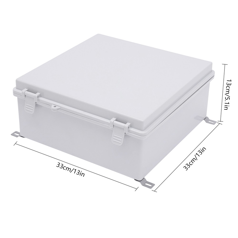 In/Outdoor Electrical Box Enclosure Weatherproof Include Internal Mounting Panel