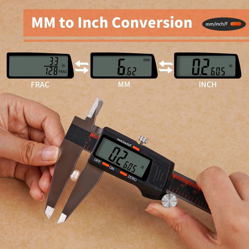 Digital Caliper 12 Inch,Caliper Measuring Tool with Large LCD Screen,Electron...