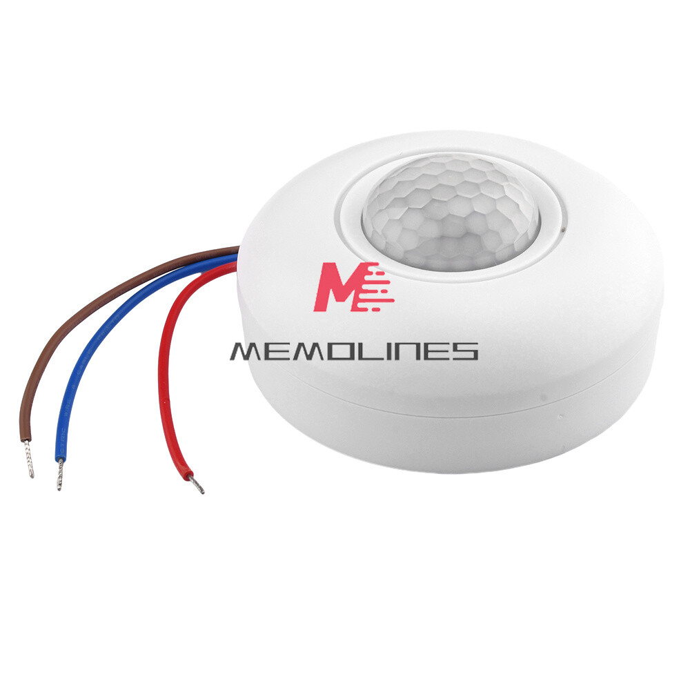 AC85-265V Infrared PIR Motion Induction Sensor Switch For LED Ceiling Light