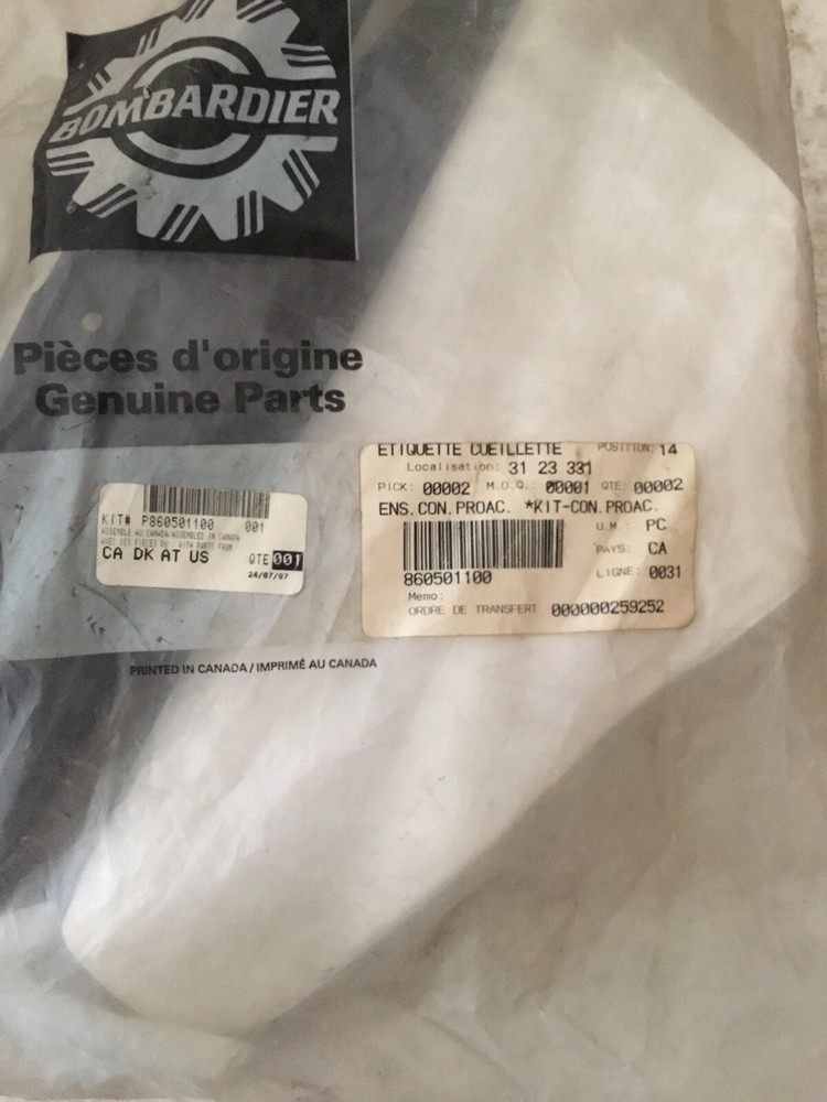 Ski Doo Oem Protective Ski Kit 860501100