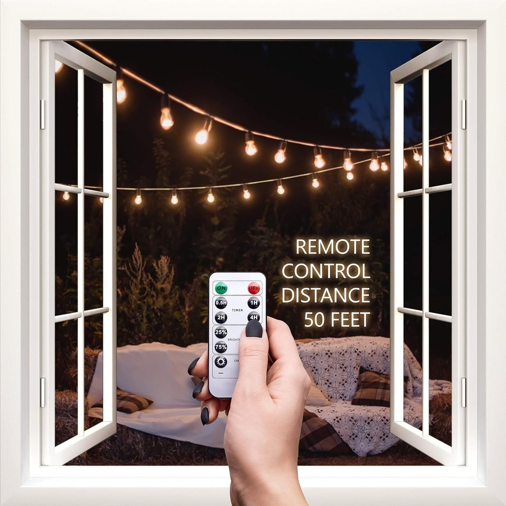 LED Dimmer Controller for Indoor Outdoor String Lights with Remote Control 360W