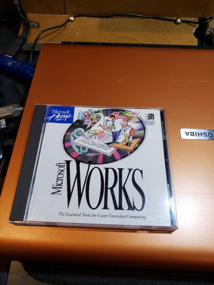 Microsoft Works Multimedia Edition Version 3.0 CD for Windows 3.1 Or Later