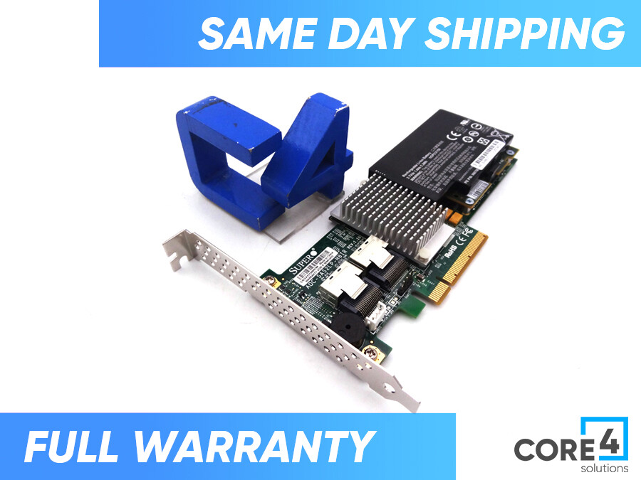SUPERMICRO AOC-SASLP-H8IR 8-PORT SAS 3GBPS RAID CONTROLLER
