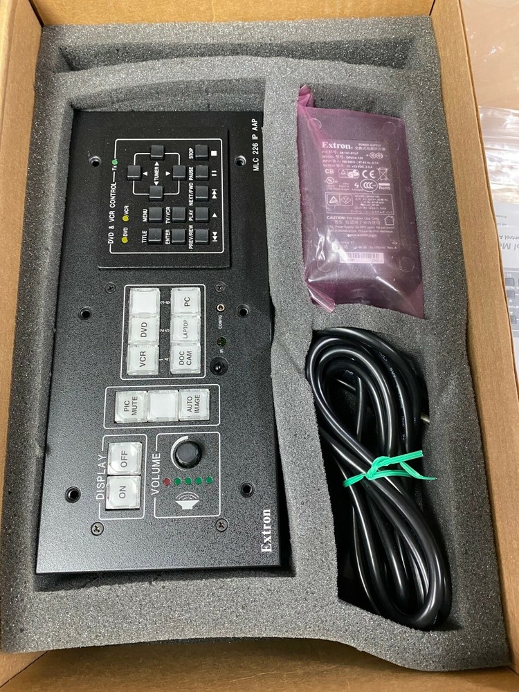 Extron MLC 226 IP AAP Media Link Controller Accessories Manual Button Tags READ!