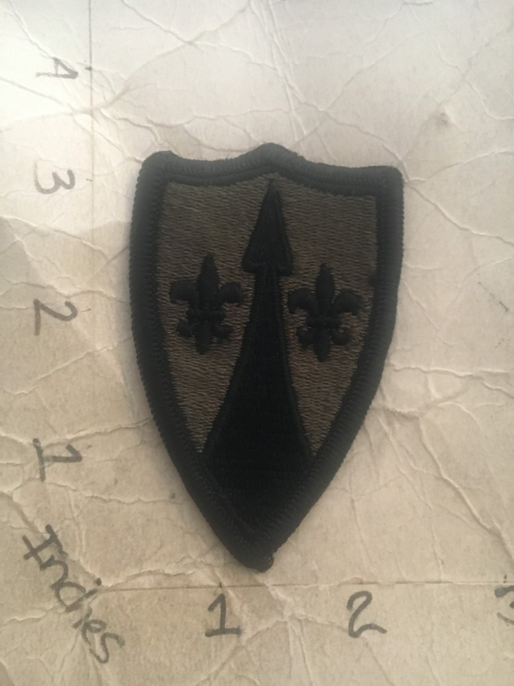 US Army Theatre Area Support Command m/e subdued patch 10/9/25