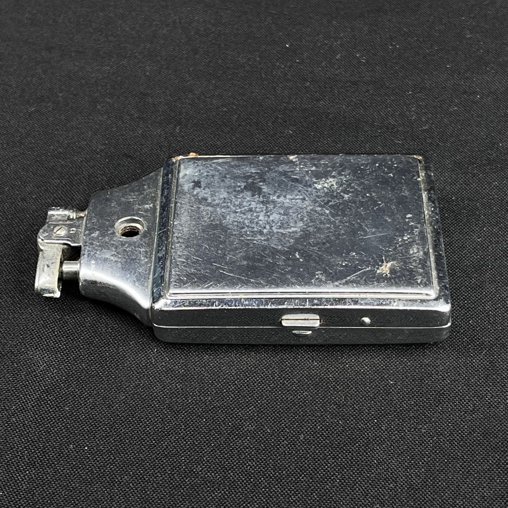 Vintage Ronson Combo Silver Cigarette Case With Lighter