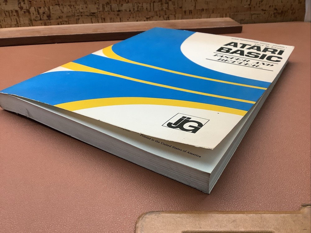 Atari Basic Faster & Better- Info Series Vol. 1 Carl M Evans; Atari MANUAL ONLY
