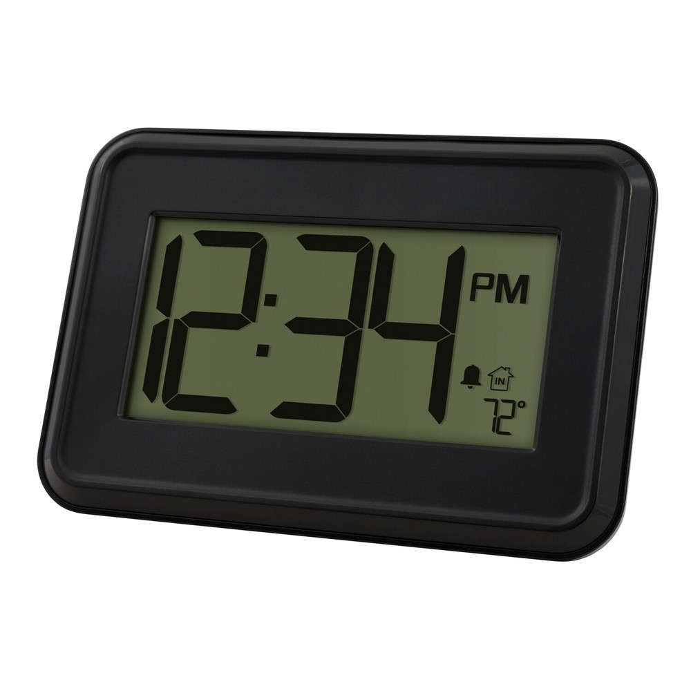 W80000 La Crosse Technology Digital Wall Clock with IN Temperature & Timer