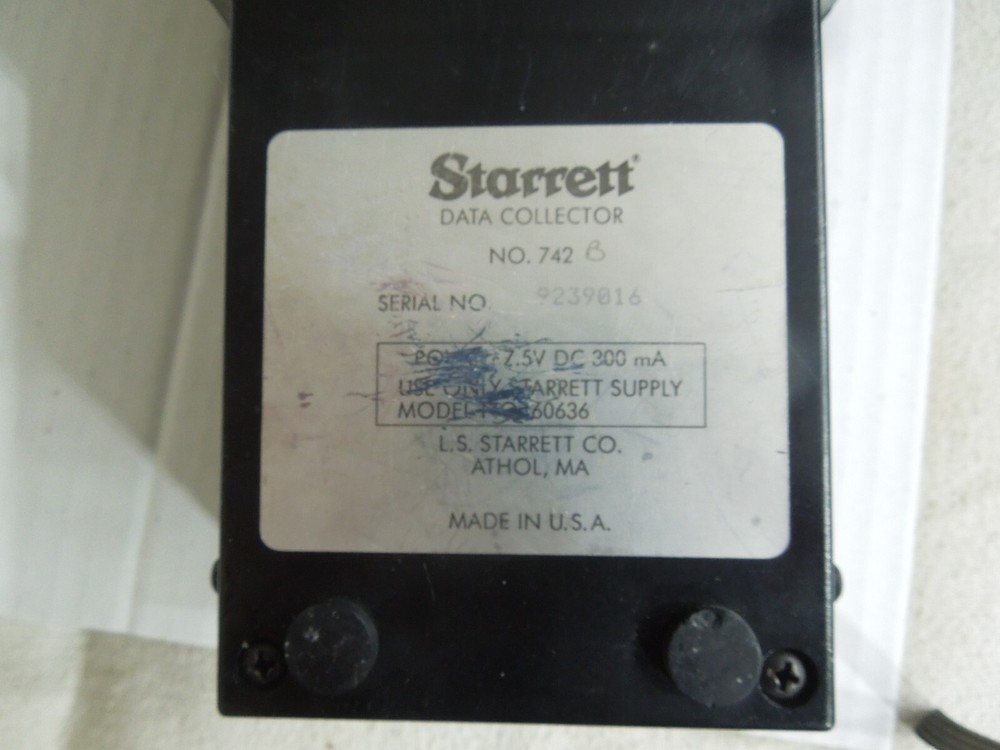 Starrett 742 Data Collection System