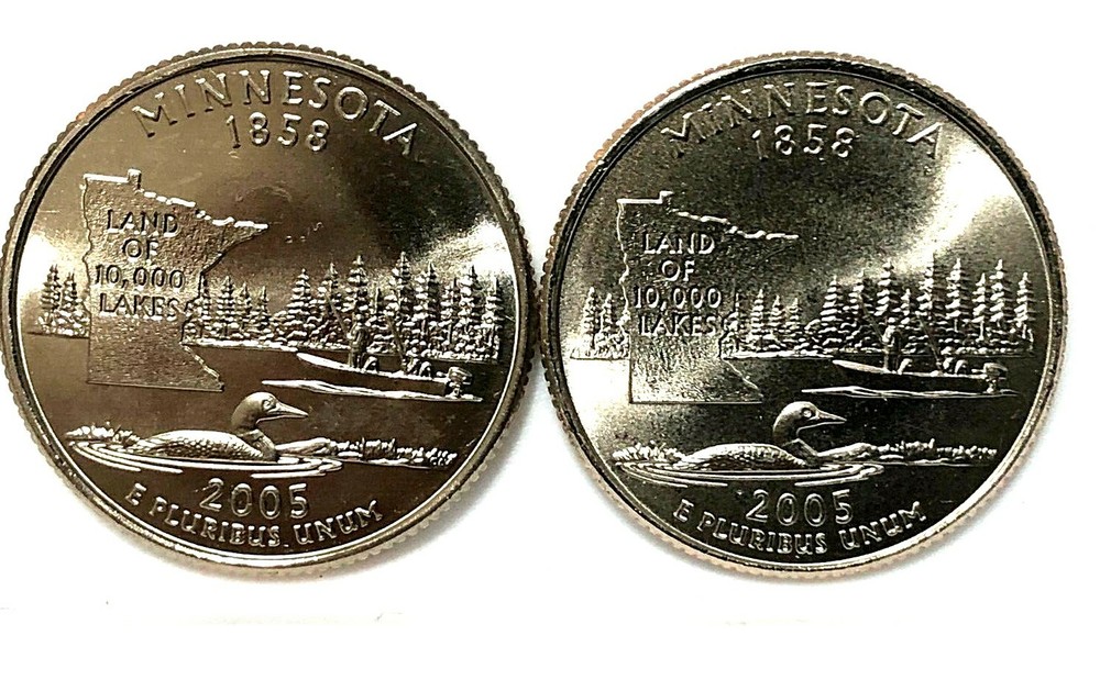 2005-P & D Minnesota State Quarters GEM BU