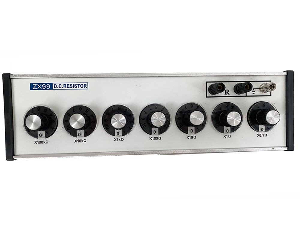 Decade Resistance Box 7 Dials DC Resistor Box 1111111.0Ohm Max value