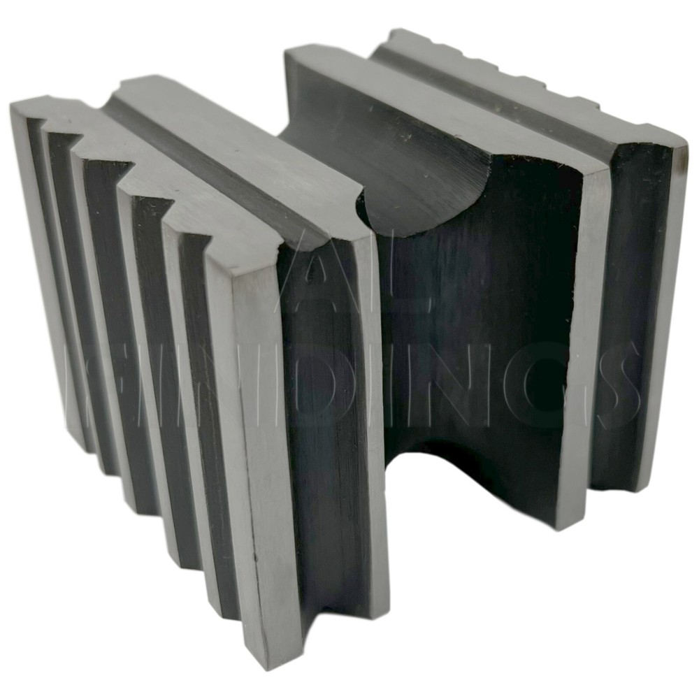 Hardened Solid Steel Grooved Multi Forming Swage Block Dapping Silver smith Tool