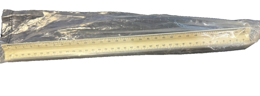 Engineer`s Architect's Triangular Scale 12 Inch / 30cm New