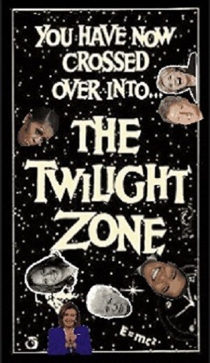 Joe Biden/Democrats "Twilight Zone" Fridge Magnet