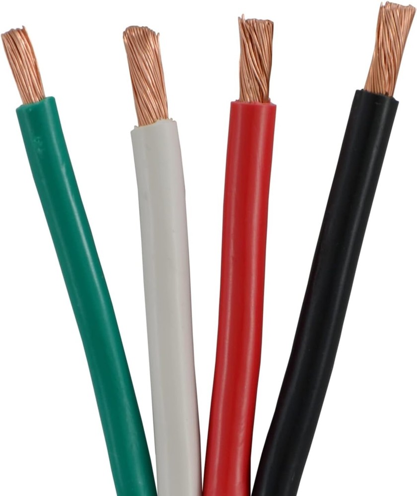 Conntek 30ft RV 50A Power Supply Replacement Cord and 6inch Bare Wire