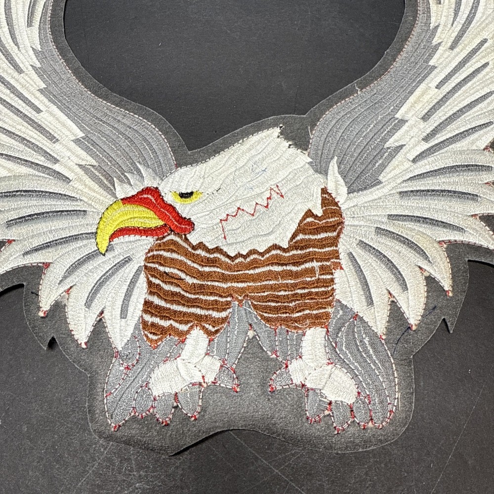 Large Bald Eagle Patch Embroidered Approx 12”x14”