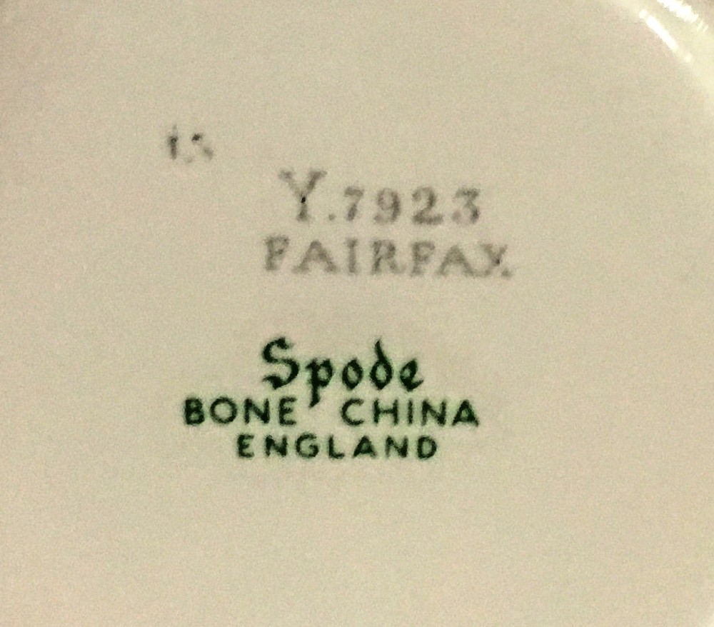 Spode FAIRFAX Footed Cup and Saucer MORE Items Available