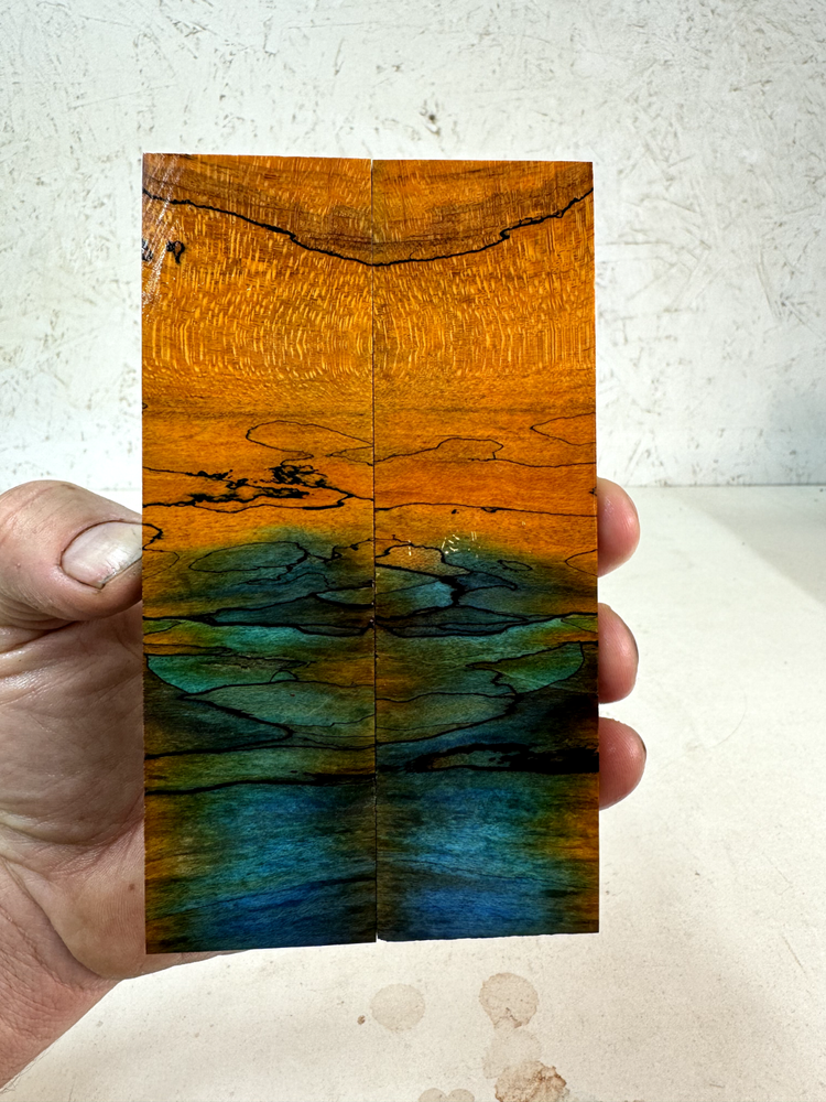 Stabilized Spalted Sycamore Knife Scales | SSS 101