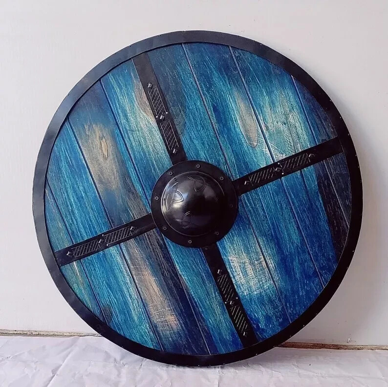Medieval Viking Shield Battle Ready Shield Perfect Cosplay/Decorative Shield 24"