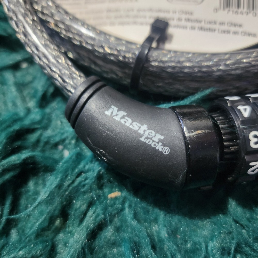 Master Lock 5ft Combination Cable Lock – Heavy Duty Security for Tools & Gear