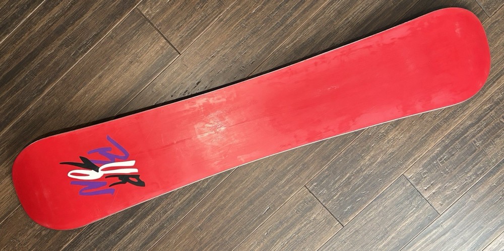 Burton Aftermath 55 Snowboard 155cm Multicolor Red Black Abstract Theme