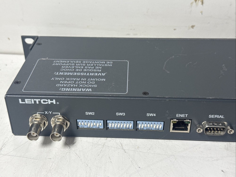 Harris Leitch ABA1E-XYP ABA1EXYp 1U Alphanumeric Break Away Remote Panel