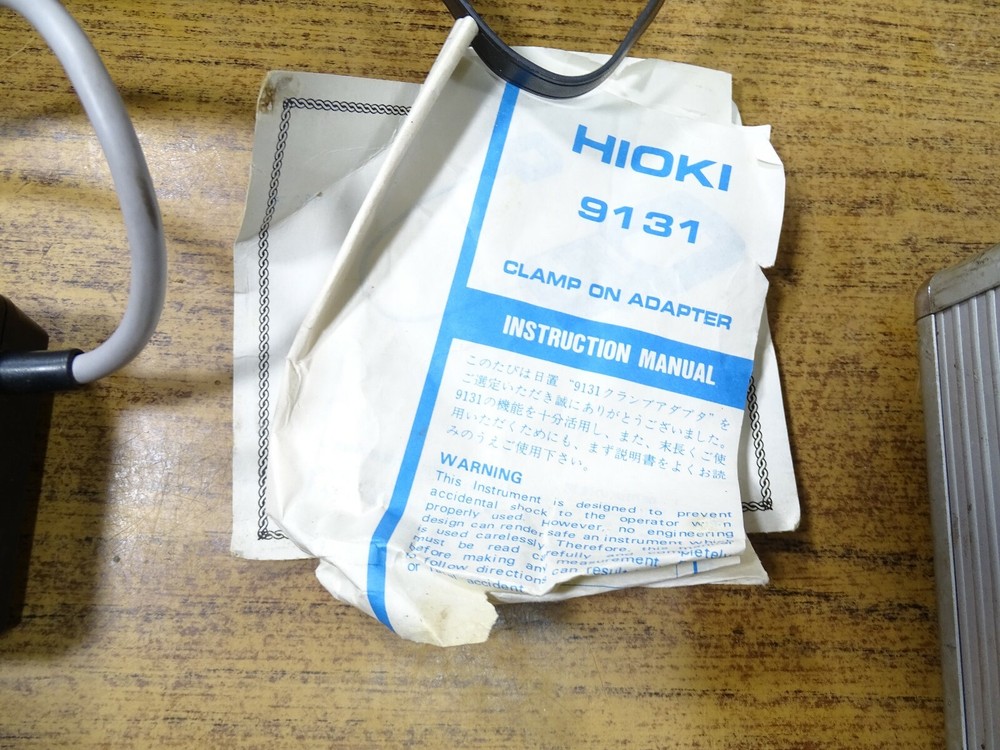 Hioki 9131 Clamp On Adapter 0~1500A