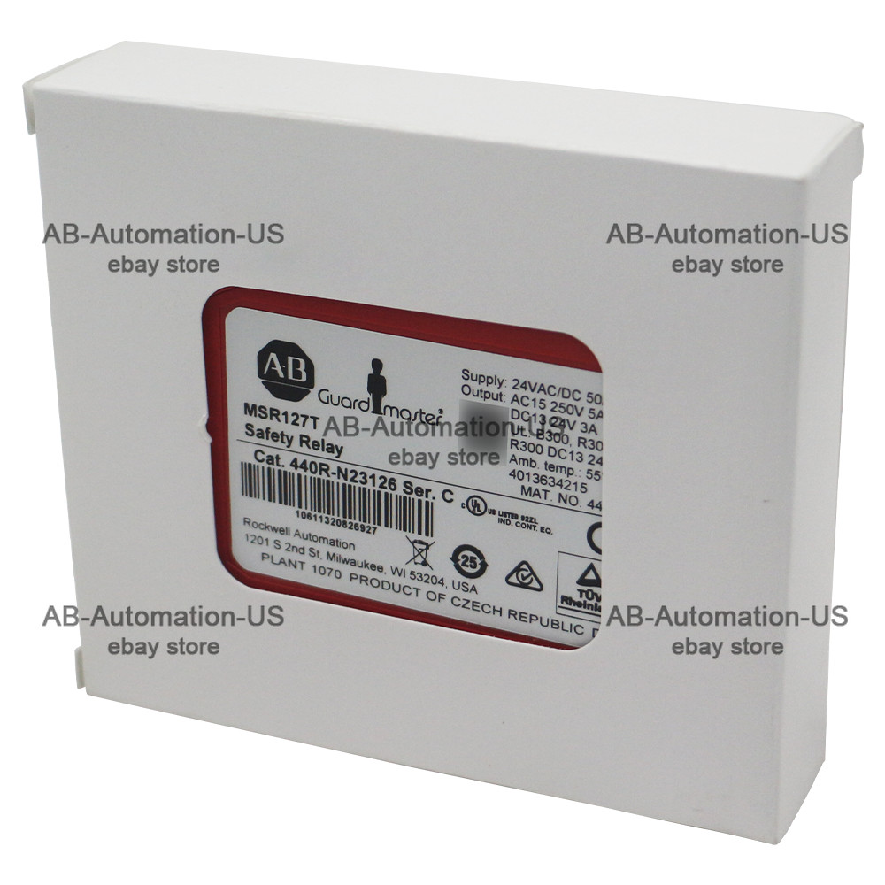 NEW Sealed 440R-N23126  Guardmaster MSR127T Safety Relay