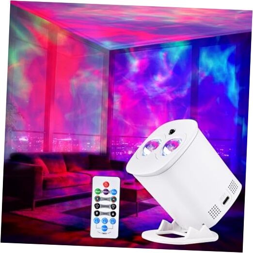 Galaxy Projector for Bedroom, Nebula Ceiling Led Lamp with Remote & White