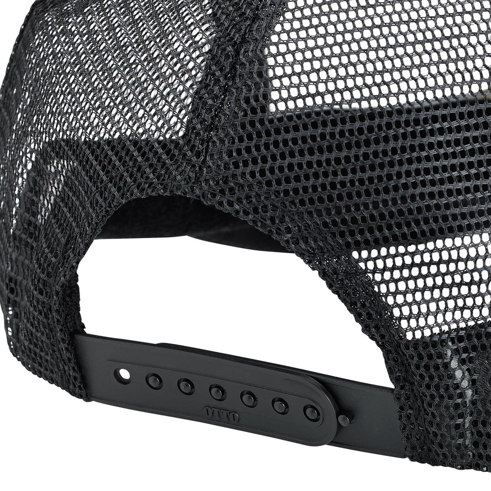 Mooneyes Moon Logo Trucker Hat- Black & White