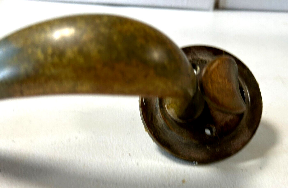Vintage Colonial Brass Door Pull Handle 10 1/4"