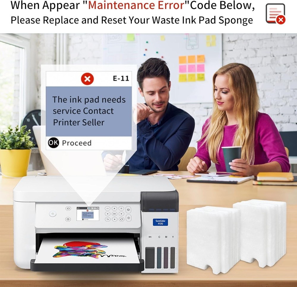 Ecotank Waste Ink Pad Replacement - Efficient High Yield Solution for Printers