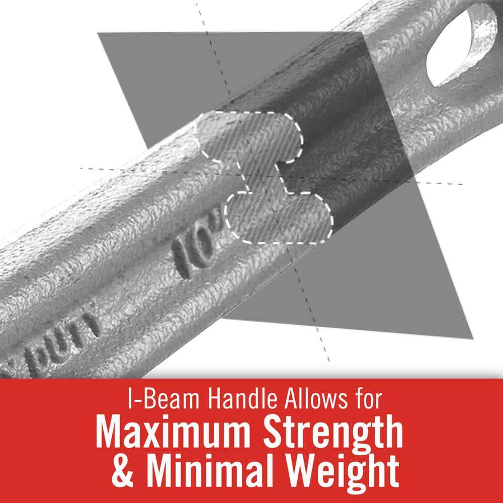 RIDGID 14" Aluminum Offset Pipe Wrench for Tight Space/Overhead Application