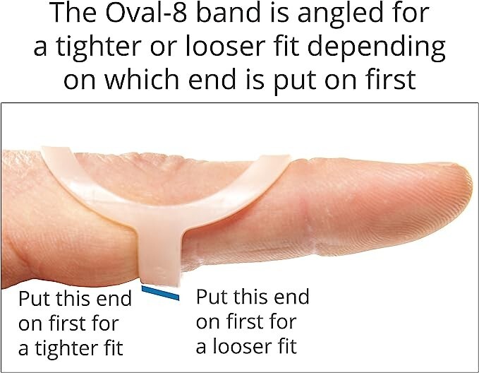 3-Point Products, Oval-8 Finger Splint - Size 4