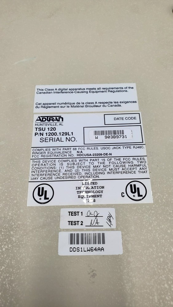 Adtran TSU 120 1200.129L1