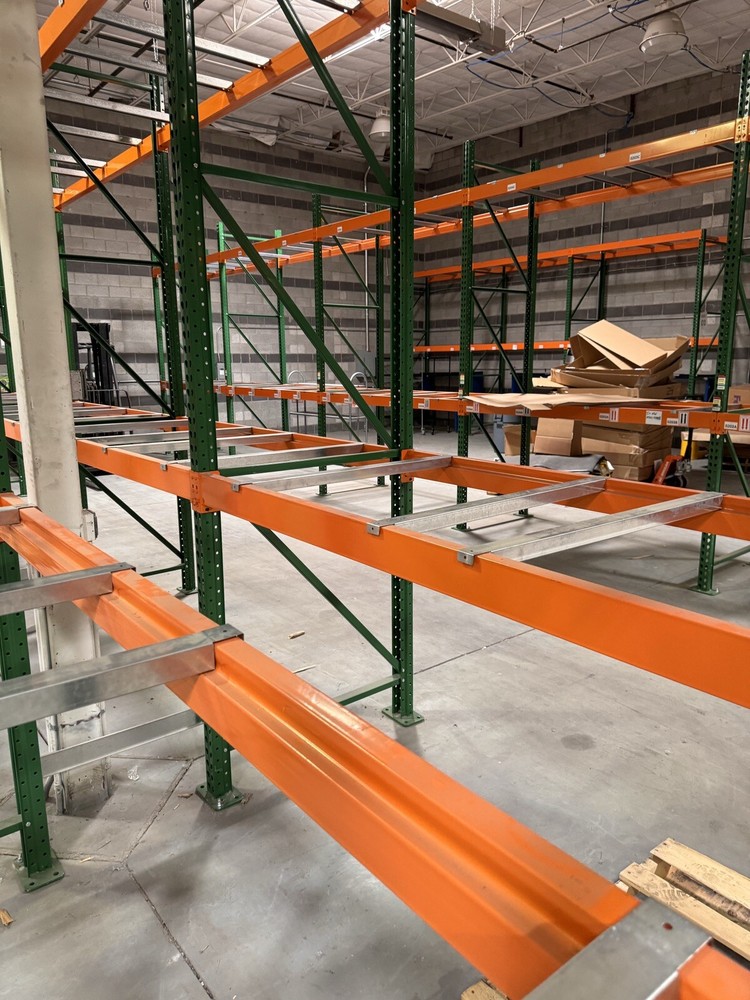 Warehouse Pallet Racking Frames, Beams, Pallet Supports, Row Spacers, Guard Rail