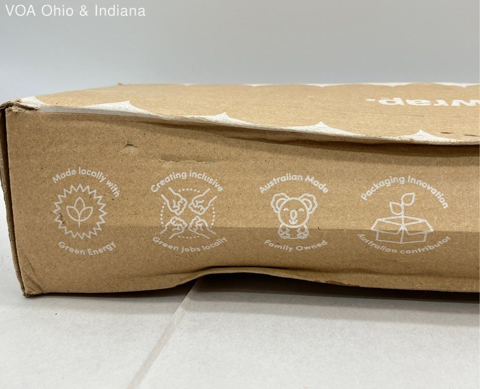 Great Wrap Cream 2020s Compostable Cling Wrap Dispenser & 100 sq ft Roll