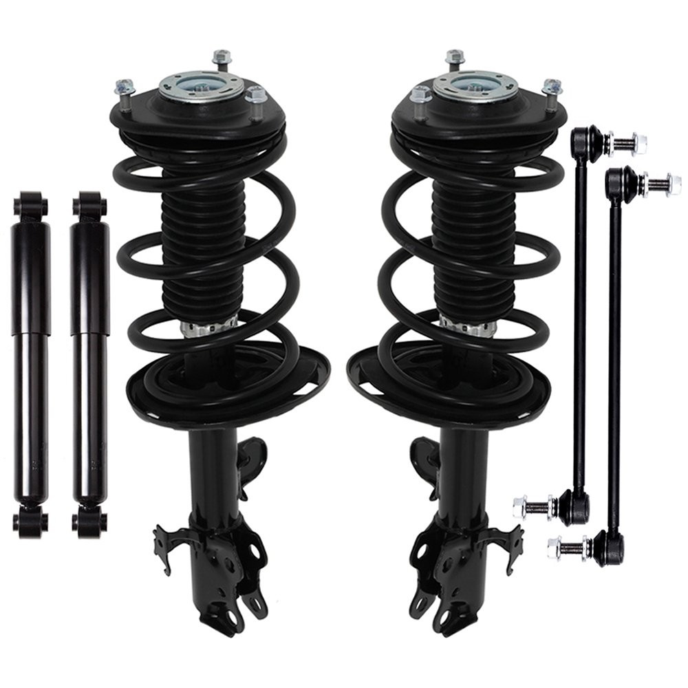 For 2013-2018 Toyota RAV4 Front Complete Struts Rear Shock Sway Bars Link Kit