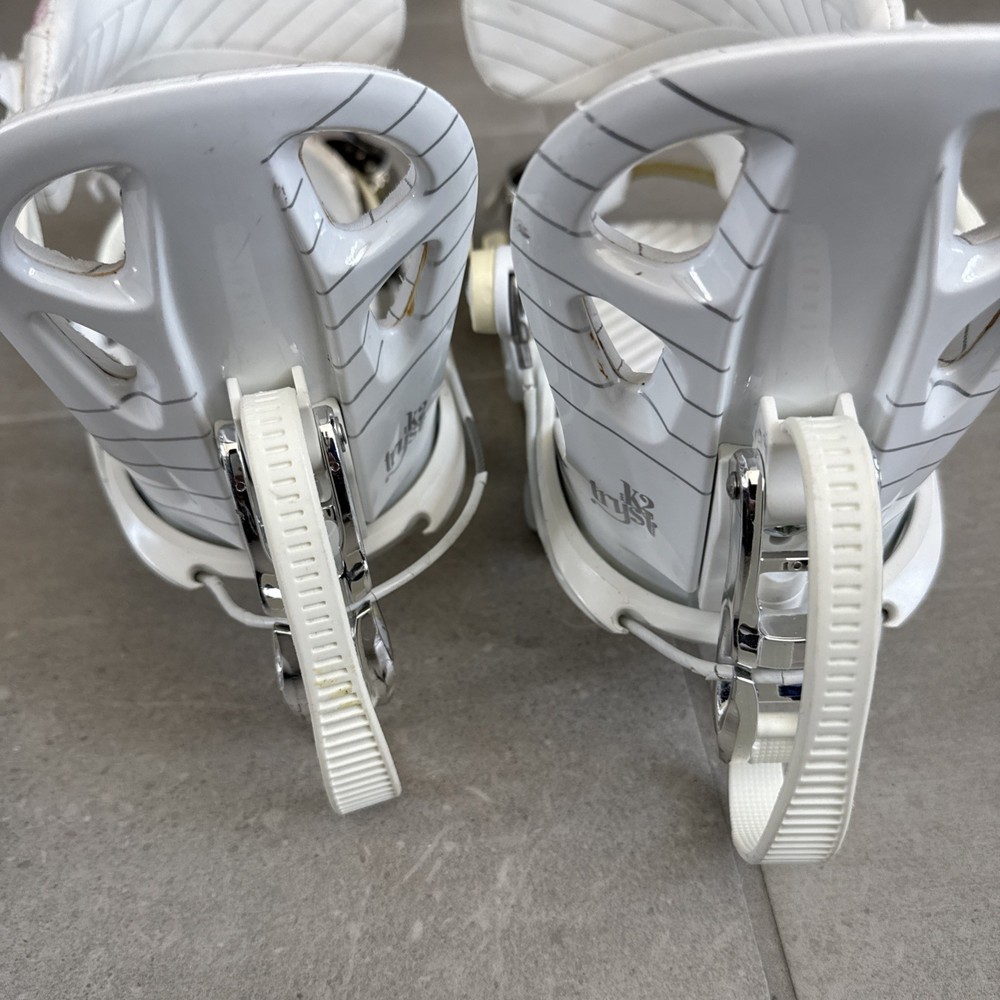 K2 Tryst Women’s White Binding Size M Harshmellow Ultimate Damping