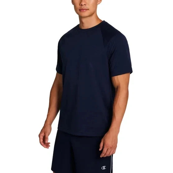 NWT! Champion Men's Active Tee, Navy/XL